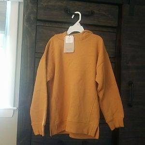 Zara kids mustard hoodie